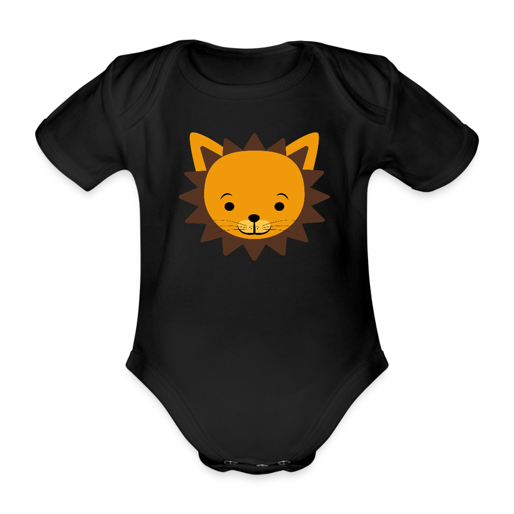 Baby-Kortärmad body - black