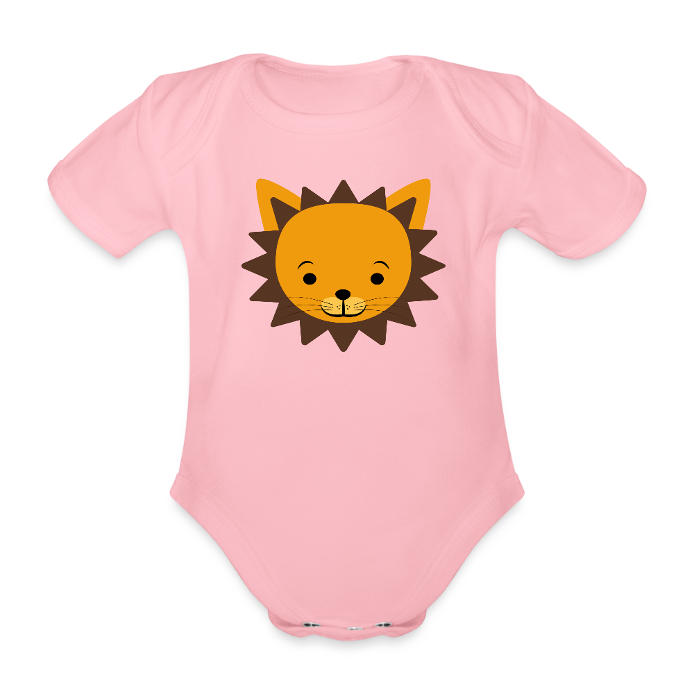 Baby-Kortärmad body - light pink