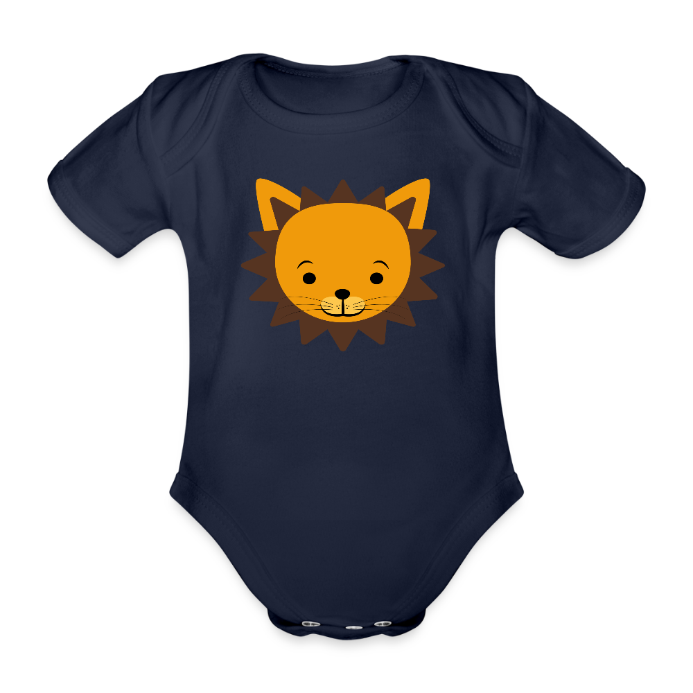 Baby-Kortärmad body - dark navy