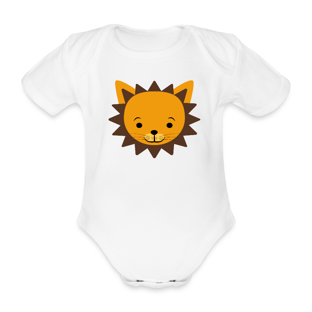 Baby-Kortärmad body - white