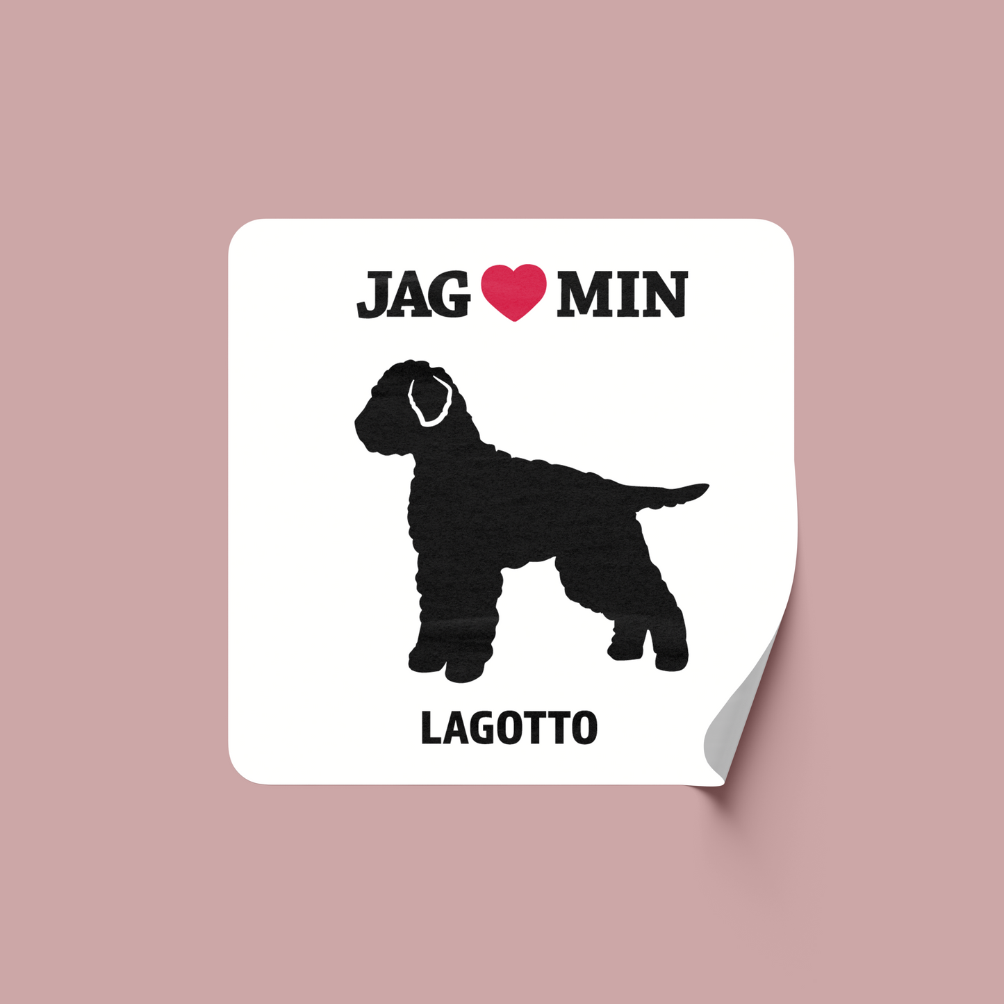Lagotto - Klistermärke