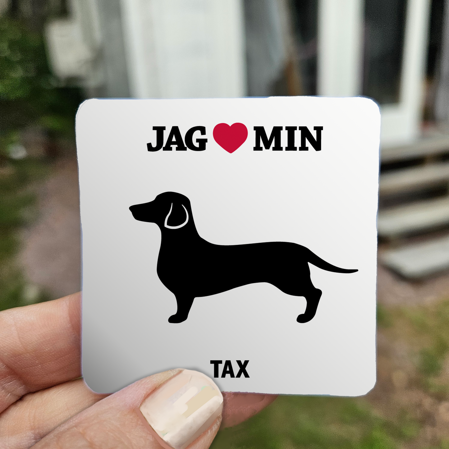 Tax - Klistermärke