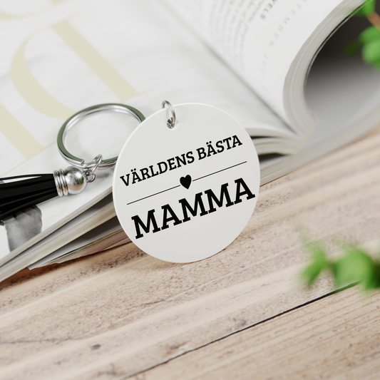 Nyckelring-Världens bästa mamma