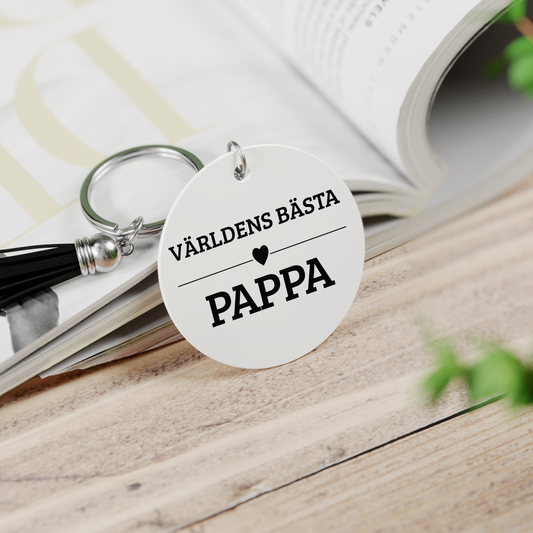 Nyckelring-Världens bästa pappa