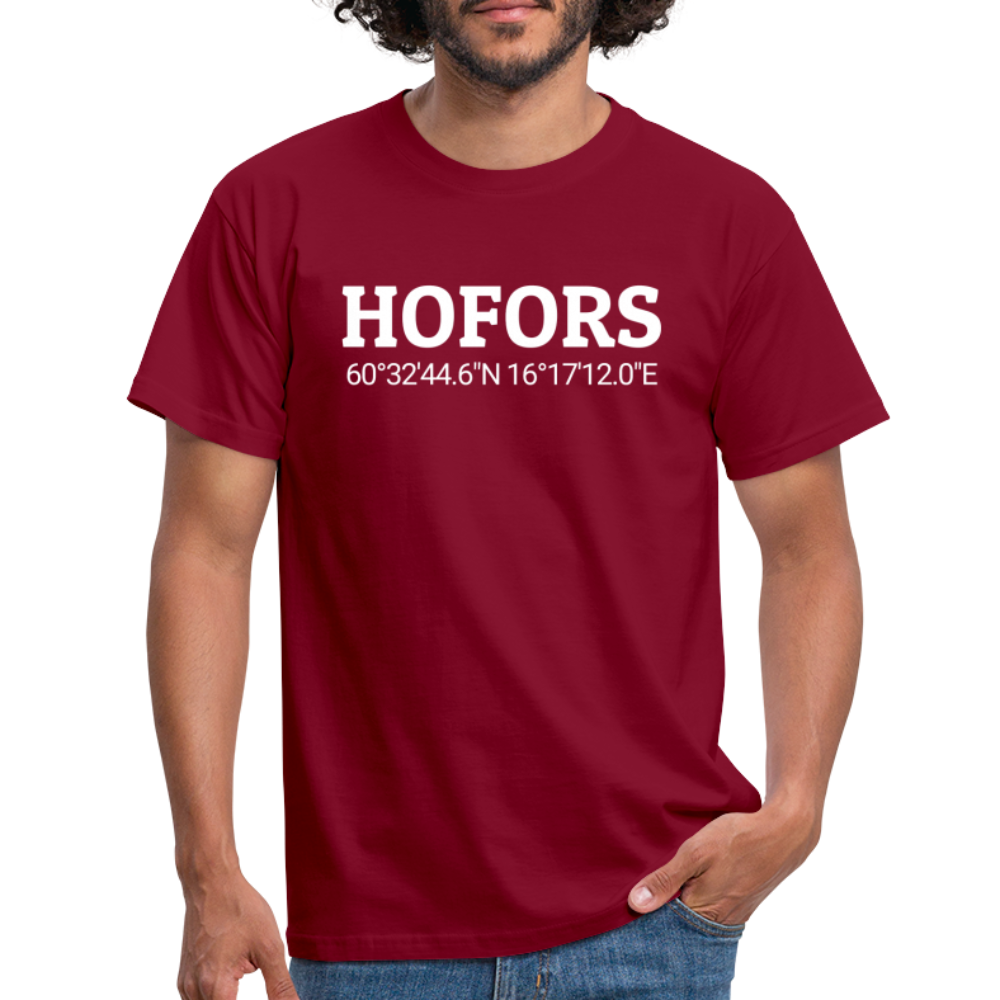 Herr T-Shirt - brick red