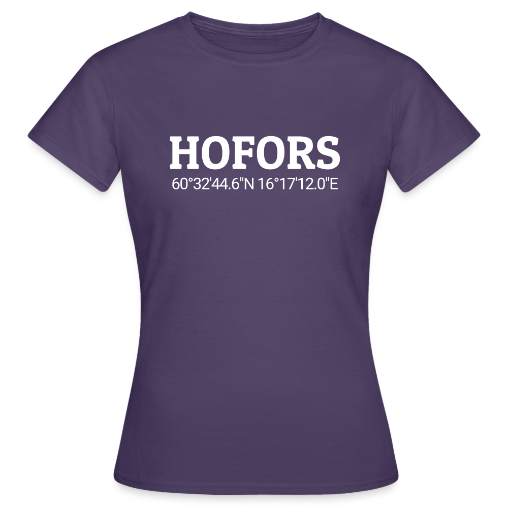 Dam T-Shirt - dark purple