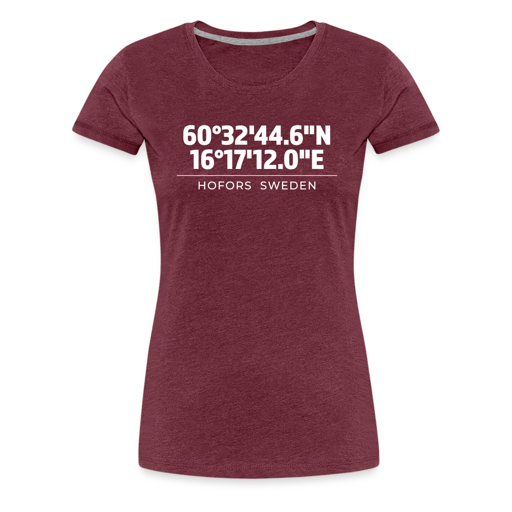 Dam Premium T-Shirt - heather burgundy