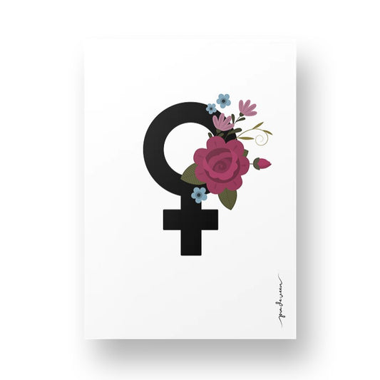 Kvinnotecknet - Print