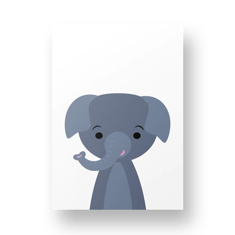 Barnposter - Elefant