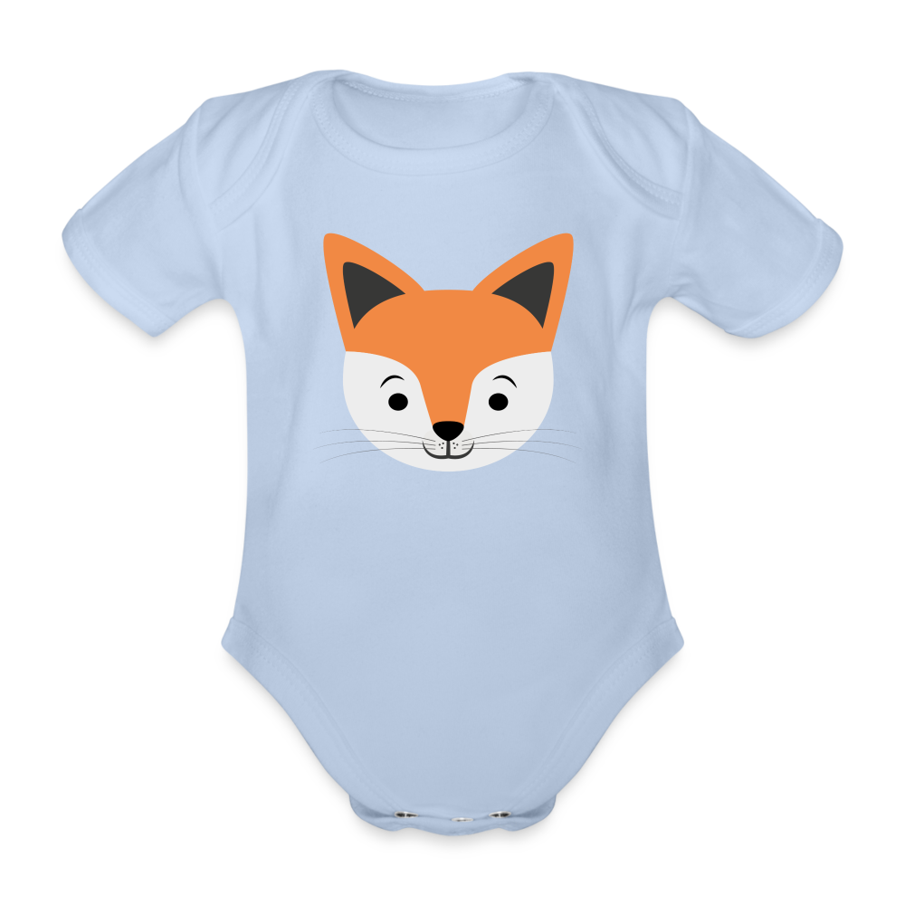 Baby-Kortärmad body - sky