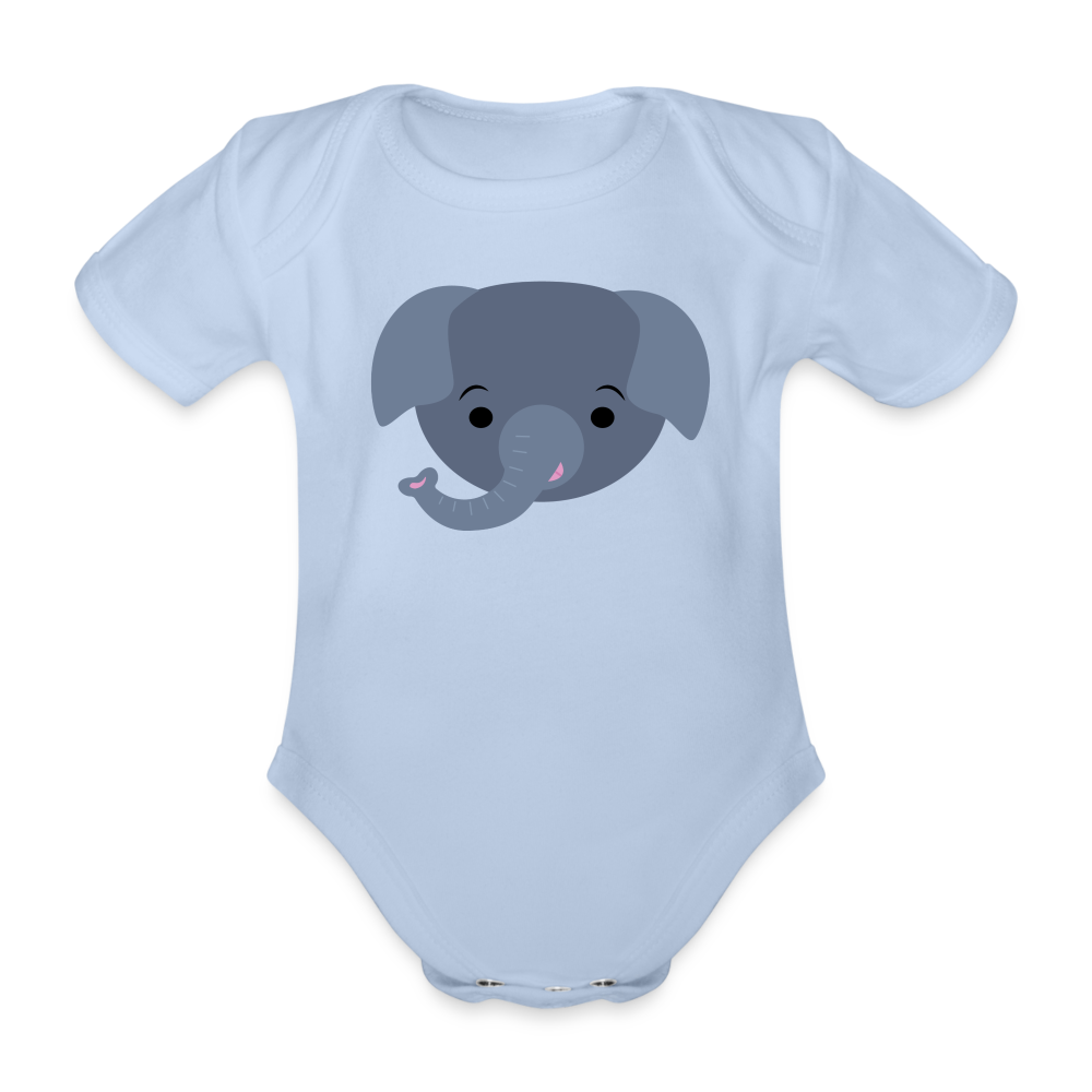 Baby-Kortärmad body - sky