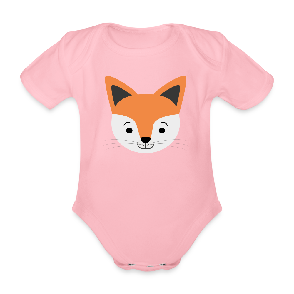 Baby-Kortärmad body - light pink