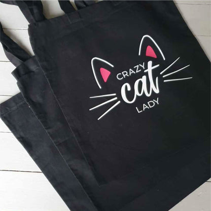Tygkasse - Crazy-cat-lady