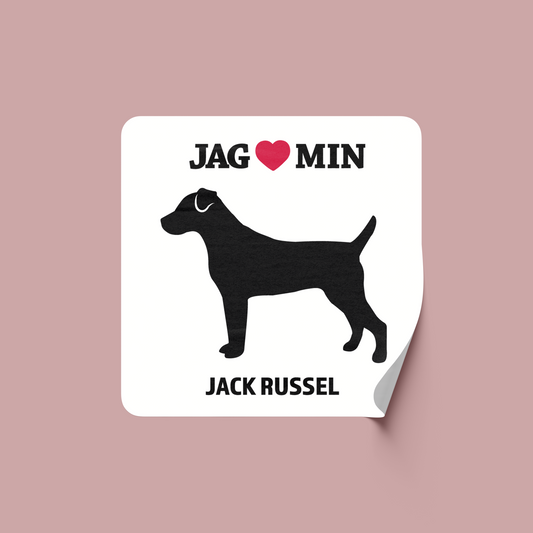 Jack russel - Klistermärke