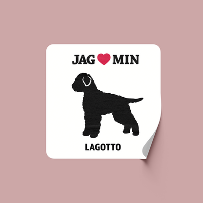 Lagotto - Klistermärke