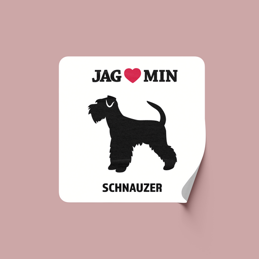 Schnauzer - Klistermärke