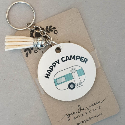 Nyckelring Happy camper