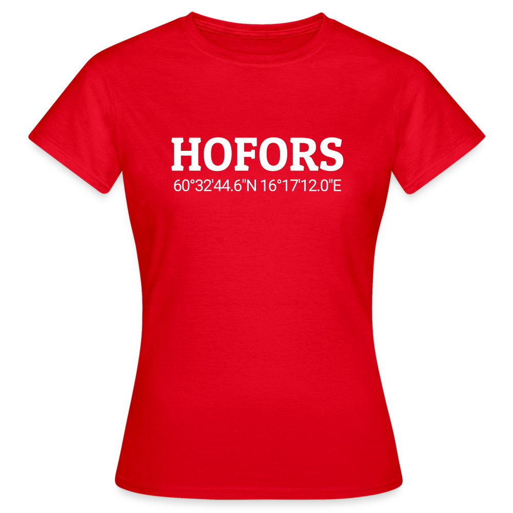 Dam T-Shirt - red