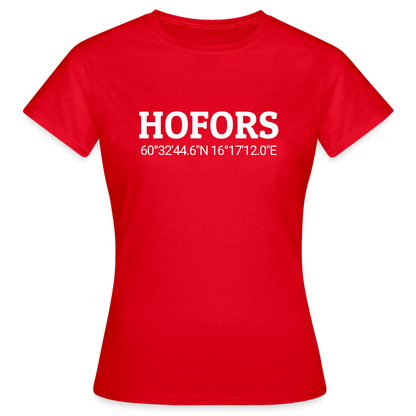 Dam T-Shirt - red