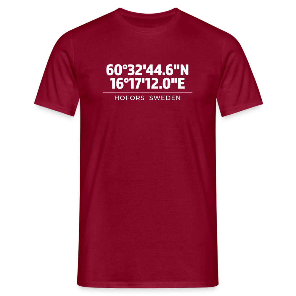 Herr T-Shirt - brick red