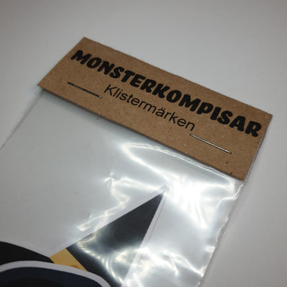 Klistermärken Monsterkompisar